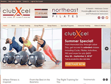 Tablet Screenshot of northeastpilates.com